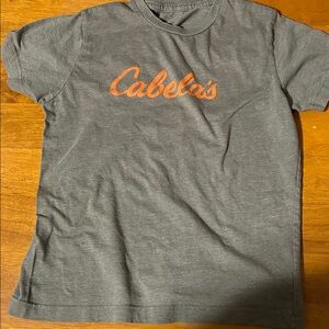 Cabela's Charcoal and Orange Kids Tee